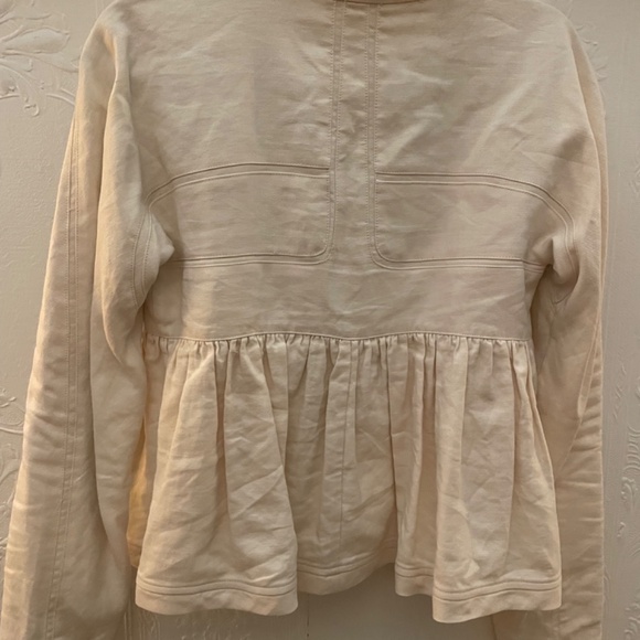 SOLD !!Proenza Schouler Cream Rabari jacket - Picture 3 of 4
